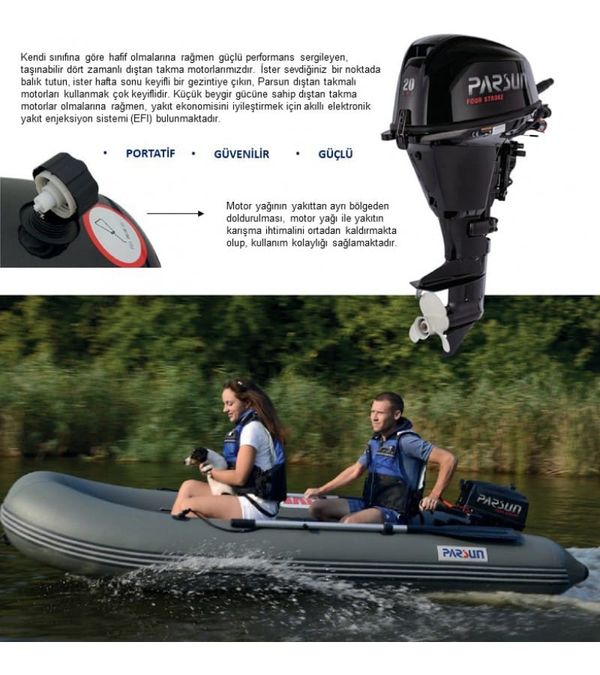 PARSUN 20 HP F20ABMS-EFI DIŞTAN TAKMA MOTOR